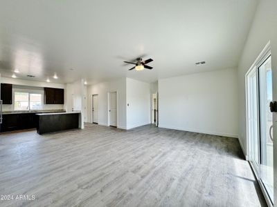 Great room looking towards kitchen