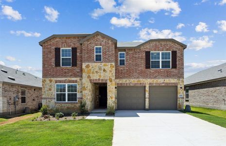 New construction Single-Family house 2708 Barton Springs Dr, Denton, TX 76208 Thomaston- photo 0