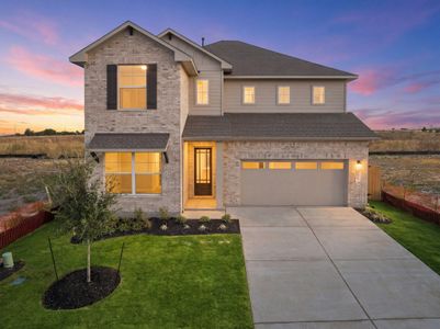 New construction Single-Family house 4740 Pleasant Pl, Round Rock, TX 78665 plan Parmer - image