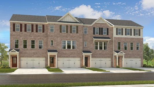 New construction Townhouse house 1608 Halbrook Place Sw, Marietta, GA 30008 Kingston- photo 0