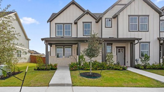 New construction Townhouse house 2600 Caleb Asher Lp, Round Rock, TX 78665 The Crosshaven- photo 0 0