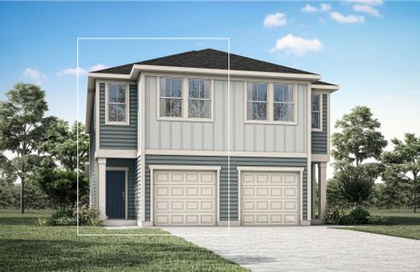 New construction Townhouse house 3811 Baxley Villas Ct, Middleburg, FL 32068 plan Driftwood - image