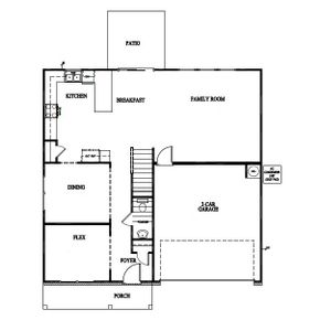 New construction Single-Family house Hinesville, GA 31313 plan The Duncan - image