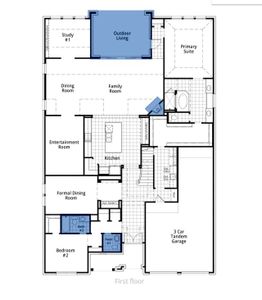 New construction Single-Family house 2701 Amber Ln, Prosper, TX 75078 plan 224 Plan - image
