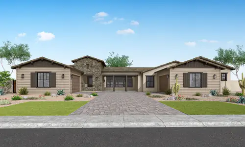 New construction Single-Family house 3491 E Everglade Ln, Queen Creek, AZ 85142 plan Lustre Plan 9003 - image