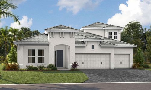 New construction Single-Family house 10414 Longmeadow Avenue, Parrish, FL 34219 Biscayne II- photo 0