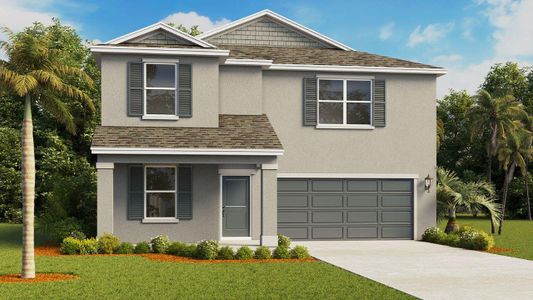 New construction Single-Family house 1372 Bear Hammock Dr, Umatilla, FL 32784 plan Riviera - image