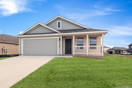 New construction Single-Family house 120 Avena Grove, Floresville, TX 78114 Fullerton- photo 0