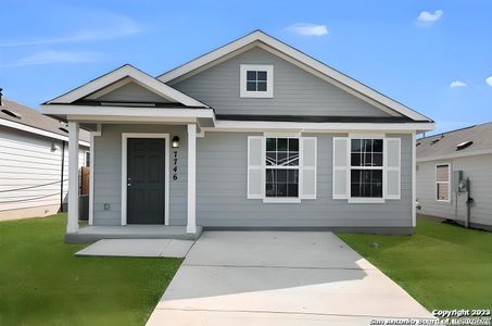 New construction Single-Family house 7223 Orange Sapphire, San Antonio, TX 78263 Broyce- photo 0