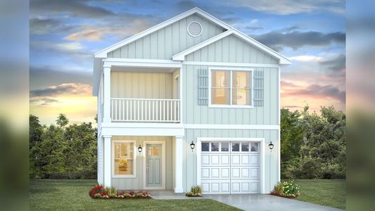 New construction Single-Family house 309 Robinson Bluff Rd, Panama City Beach, FL 32407 plan Monroe - image