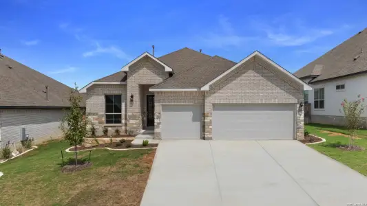 New construction Single-Family house 919 Gyngell Ln, San Antonio, TX 78260 plan Frisco - image
