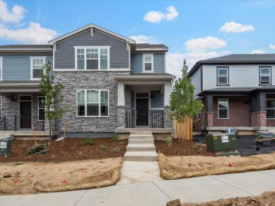 The Telluride floorplan exterior image taken at a Meritage Homes community in Aurora, CO.