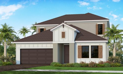 New construction Single-Family house 2013 Coconut Palm Cv, Lakewood Ranch, FL 34212 plan Oleander - image