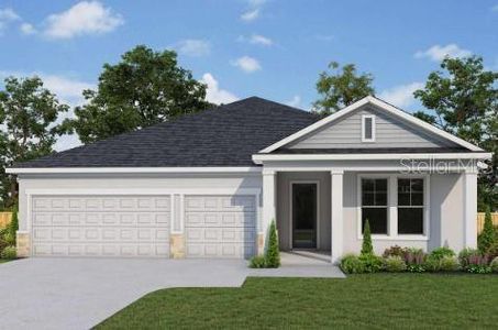 New construction Single-Family house 31640 Westbury Estates Ave, Wesley Chapel, FL 33545 The Edinger- photo 0