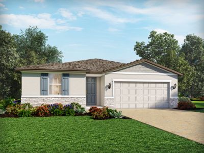 New construction Single-Family house 4549 Sidesaddle Trail, Saint Cloud, FL 34772 Hibiscus- photo 0