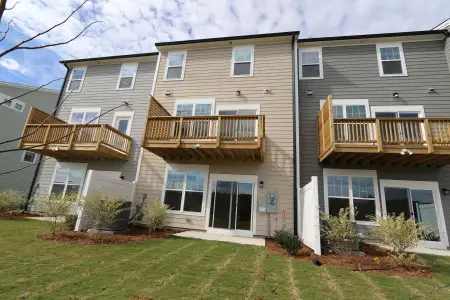 New construction Townhouse house 10026 Secluded Garden Dr, Apex, NC 27523 plan Buckingham - image