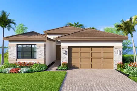 New construction Single-Family house 12320 Sw Calm Pointe Ct, Port St. Lucie, FL 34987 plan Bimini II - image