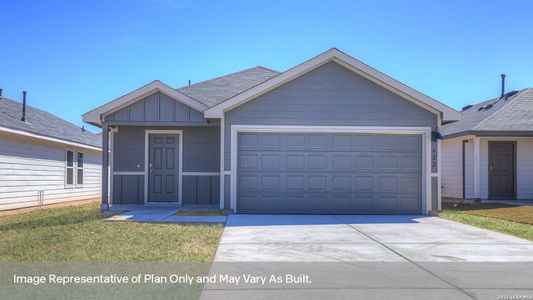 New construction Single-Family house 452 Low Pasture Trl, Maxwell, TX 78656 plan The Caprock - image
