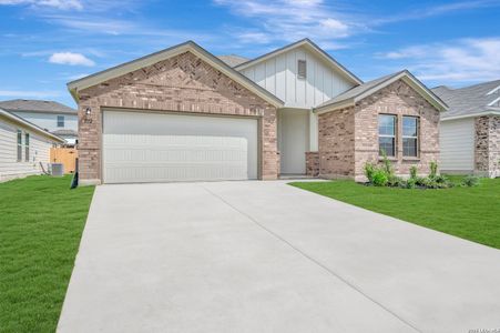 New construction Single-Family house 1112 Limestone Rdg, Seguin, TX 78155 plan Ellsworth - image