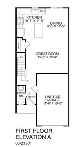 New construction Townhouse house 1501 Lambsberry Cir, Elizabeth City, NC 27909 plan Poplar - image