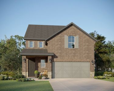 Plan 1475 Elevation A with Stone