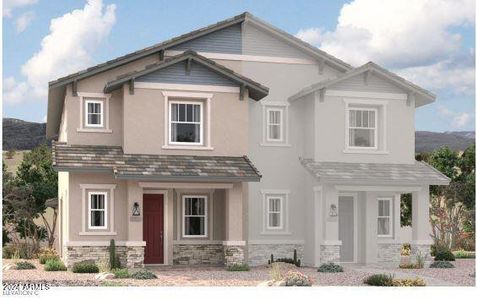 New construction Single-Family house 2860 N Evergreen Street, Buckeye, AZ 85396 Boston- photo 0