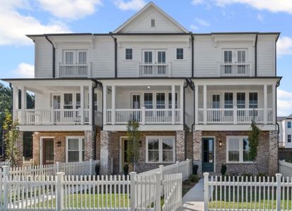 New construction Townhouse house 200 River Green Ave, Canton, GA 30114 plan The Deerfield - image