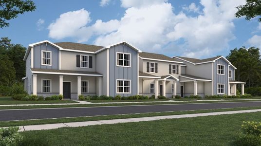 New construction Townhouse house 1801 Rider Rain Ln, Apopka, FL 32703 null- photo 2 2