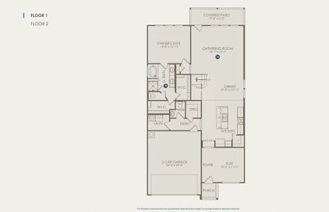 Hamilton Floor Plan, Quick Move-In Home, Floor 1