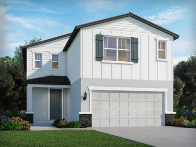 New construction Single-Family house 11316 Bellewood Ter, Parrish, FL 34219 plan Zion - image