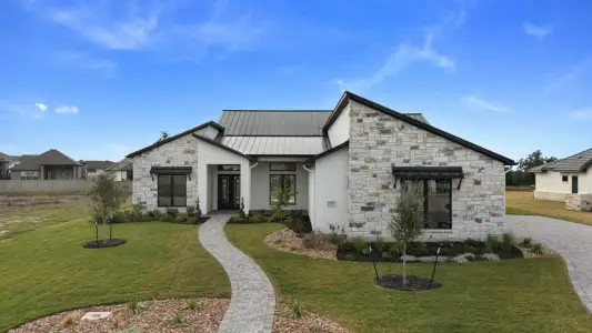 New construction Single-Family house 117 La Ventana, Liberty Hill, TX 78642 plan Perugia - image