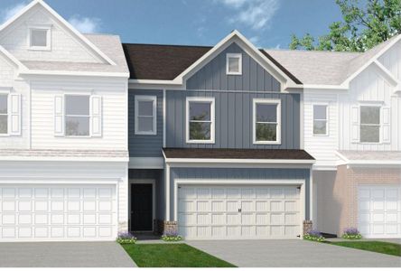 New construction Townhouse house 1075 Chastain Drive, Unit 75, Sugar Hill, GA 30518 The Norwood II- photo 0