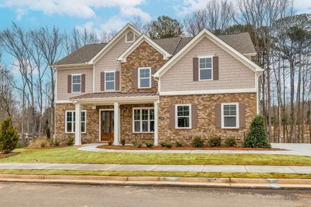 New construction Single-Family house 3390 Hillshire Dr, Cumming, GA 30028 Hampton- photo 1 1