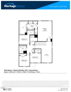 Floor plan second floor