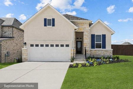 New construction Single-Family house 888 Prominence Wy, Leander, TX 78641 plan The Gladesdale - image