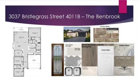 New construction Single-Family house 3037 Bristlegrass St, Brookshire, TX 77423 plan The Benbrook - image 3