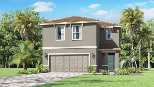 New construction Single-Family house 9637 Venetian Sq, Vero Beach, FL 32966 plan Elston II - image