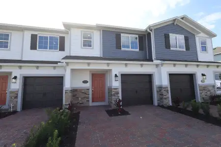 New construction Townhouse house 4164 Campsite Lp, Orlando, FL 32824 plan San Jose - image