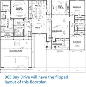 New construction Single-Family house 965 Bay Dr, Oakboro, NC 28129 - image