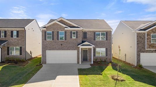 New construction Single-Family house 1453 Autumn Wind Drive, Dacula, GA 30019 Hayden- photo 0