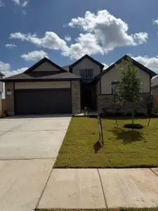 New construction Single-Family house 153 Ayres Horn, Cedar Creek, TX 78612 plan Upton - image