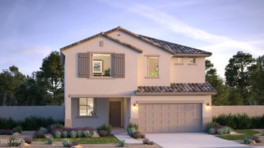 New construction Single-Family house 16982 W Seldon Lane, Waddell, AZ 85355 Aspen- photo 0