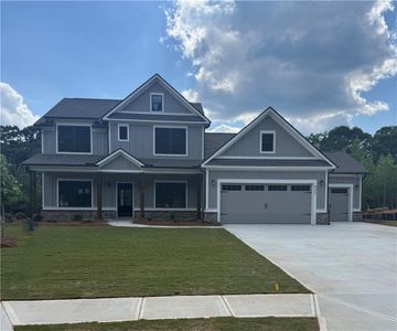 New construction Single-Family house 327 Weslyn Dr, Social Circle, GA 30025 plan (GA) Brooks A 3 Front Entry - image