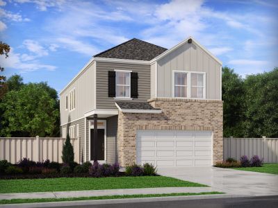 New construction Townhouse house 22506 Alamo Ridge Rd, Katy, TX 77449 plan The Hudson (S155) - image