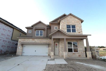 New construction Single-Family house 3632 Plentywood Ln, Leander, TX 78641 Congress II- photo 0