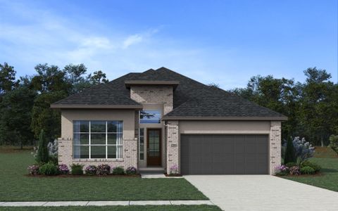 New construction Single-Family house 452 Dove Meadow Ln, Katy, TX 77493 plan Hampton - image