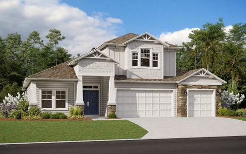New construction Single-Family house 3586 Zydeco, Green Cove Springs, FL 32043 plan Boca II - image