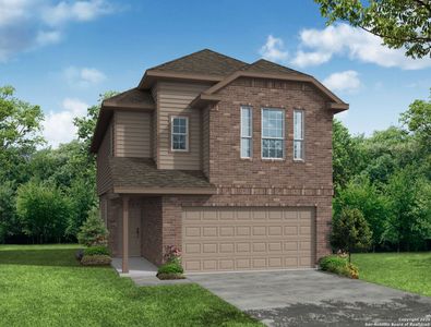 New construction Single-Family house 4955 Blue Rnch, San Antonio, TX 78222 plan The Chestnut - image