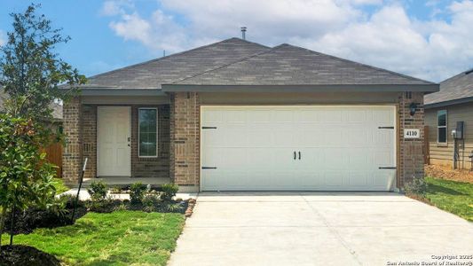 New construction Single-Family house 4110 Common Sage, Von Ormy, TX 78073 The Brooke- photo 1 1