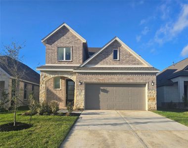 New construction Single-Family house 27443 Sunterra Village Dr, Katy, TX 77493 plan Willow II - image